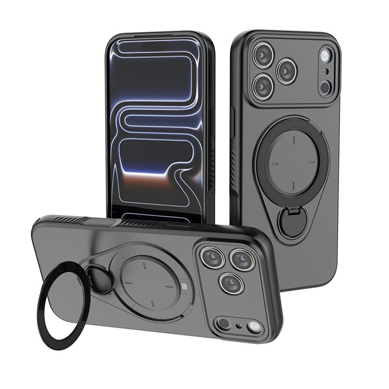 Magnetic Skin Feel Bracket Drop Housse téléphonique de preuve