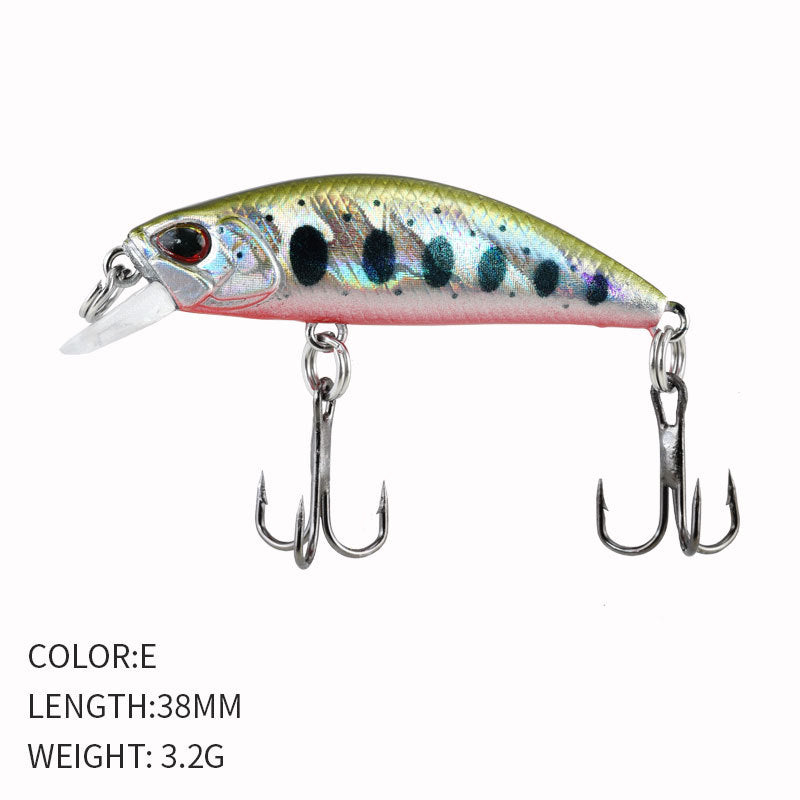 Submerged Mino Full Layer 38mm3.2g Road YaTrout Army Fish Bait