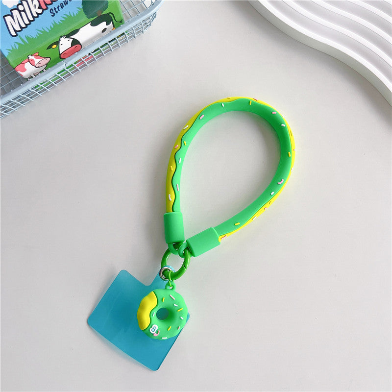 Bracelet Donut Soft Silicone Téléphone Étui suspendu