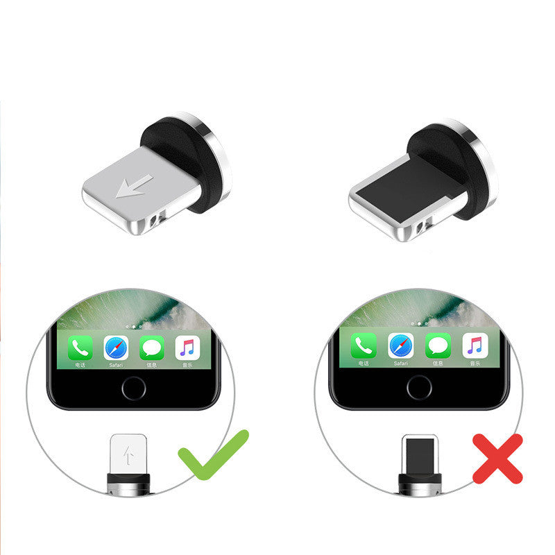 Câble magnétique LED Magnet Chargeur Câble USB & USB Type-C USB C