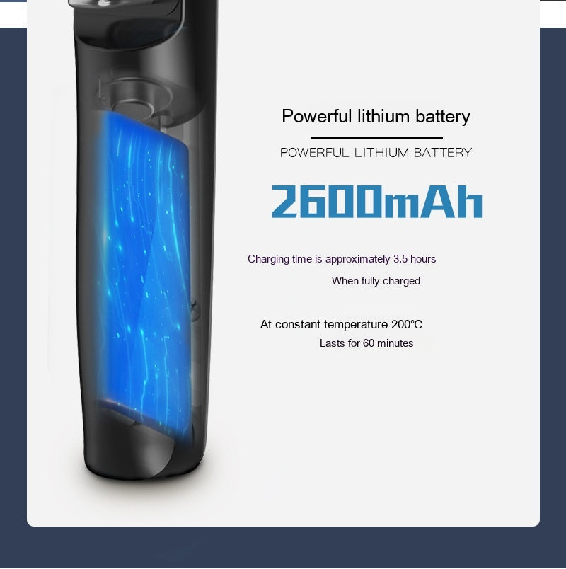Charge sans fil Anion Comb droit Usb Charge pour le curling ou le redressage