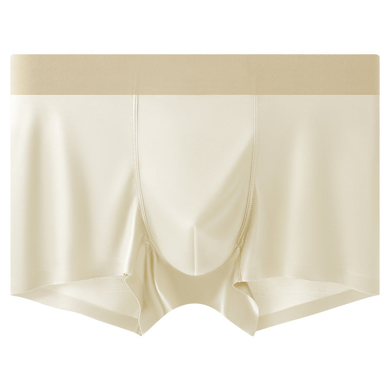 Boxer antibactérien pour hommes en soie satinée légère