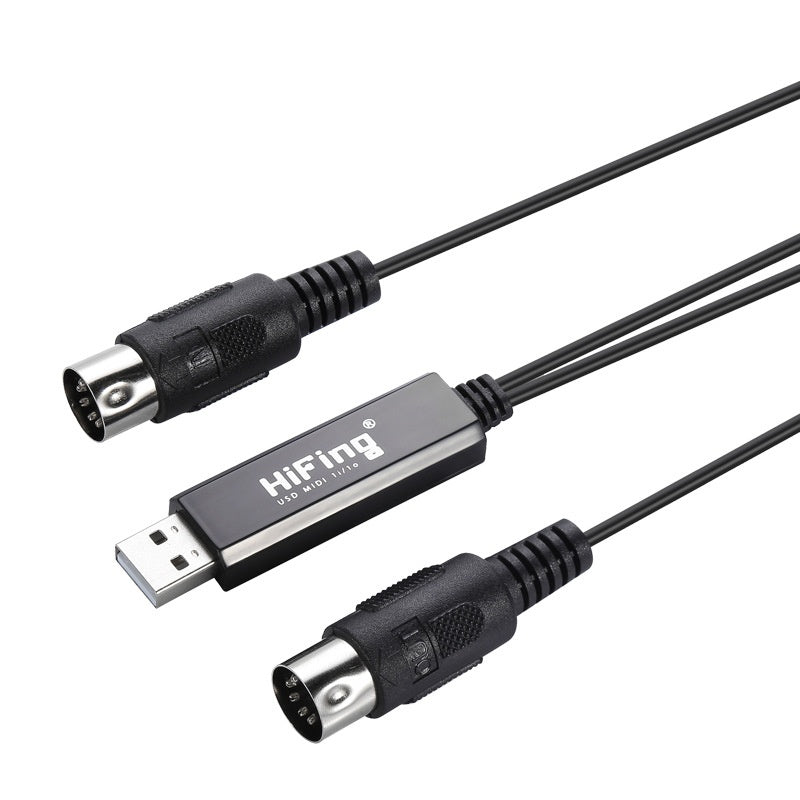 USB to MIDI Cable Electronic Keyboard USB Conversion Line