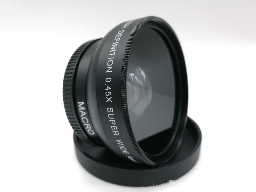Caméra macro grand angle 52mm Objectif supplémentaire 0,45X 0,45 Heures