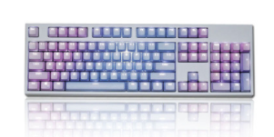 Pénétration de mots Dyed Keycap 104PBT Matériau translucide