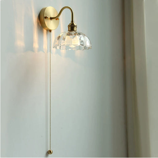 Salle de séjour Salle de bains Pumpkin en verre côté lit Aisle Creative Wall Lampe