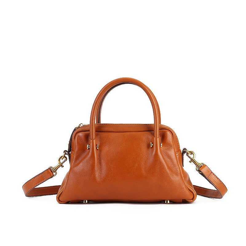 Véritable sac de rangement en cuir Artistique chinois style Versatile Crossbody Design