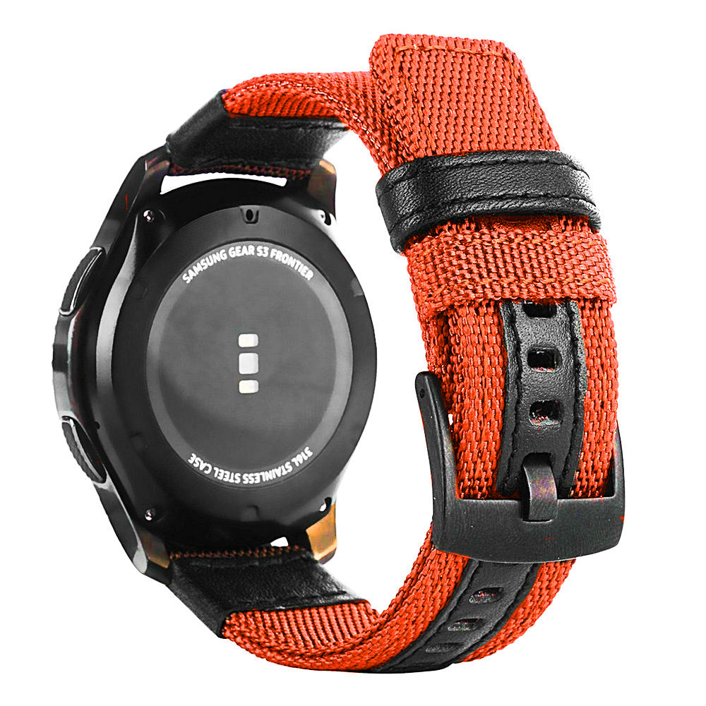 Bracelet de montre réglable en nylon tissé
