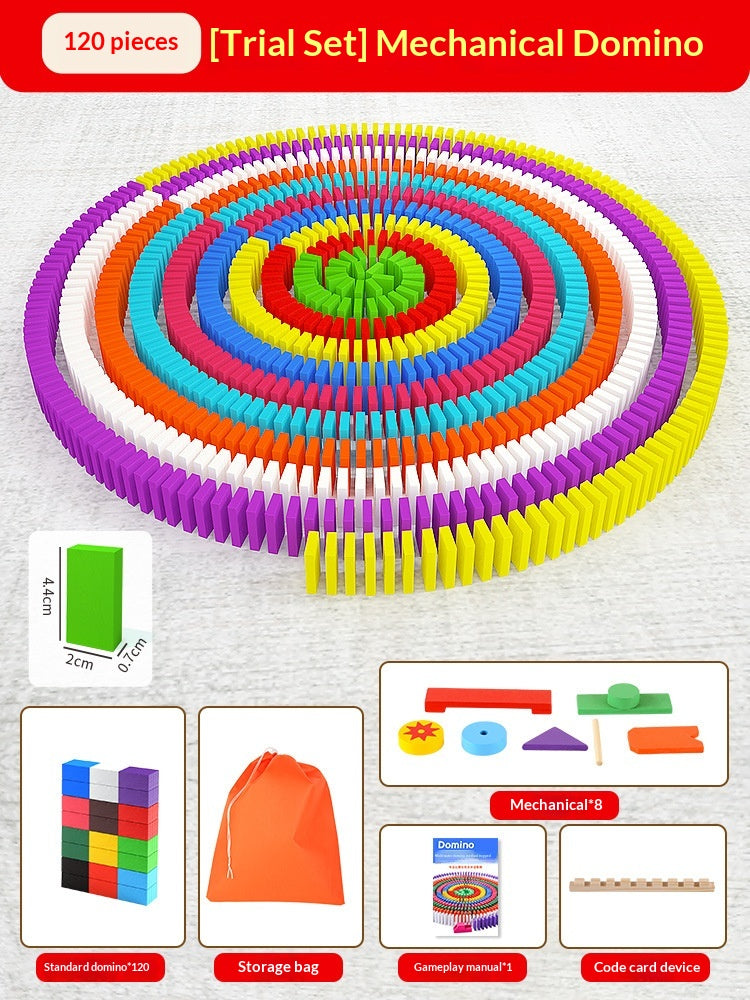Puzzle éducatif Jouet Mécanisme Bâtiment Blocs Cadeau Dominos