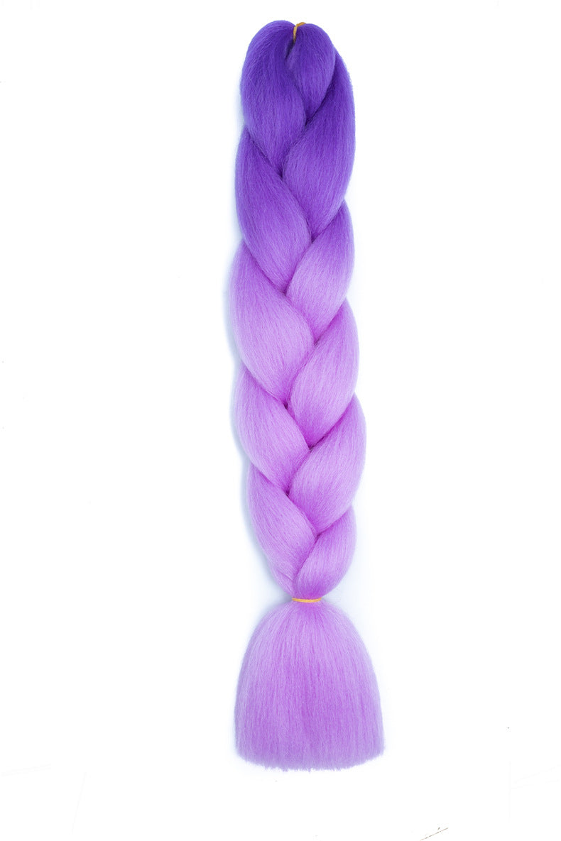 Poignée de cheveux tressé sale Poignée de cheveux torsadée Poignée de cheveux torsadés Poignée de cheveux torsadés