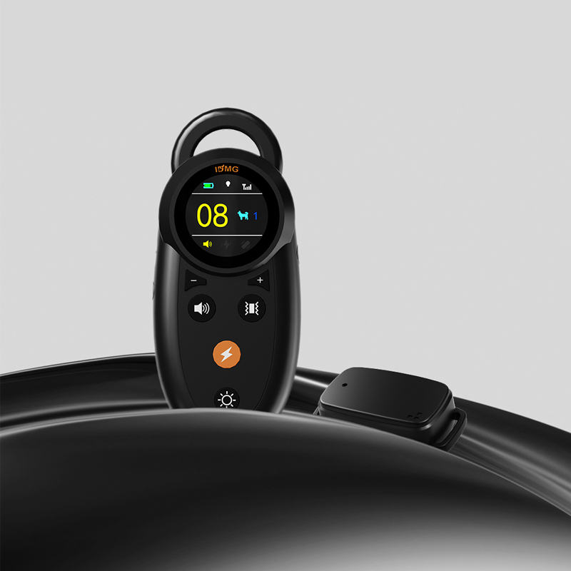 Dog training collar with remote control