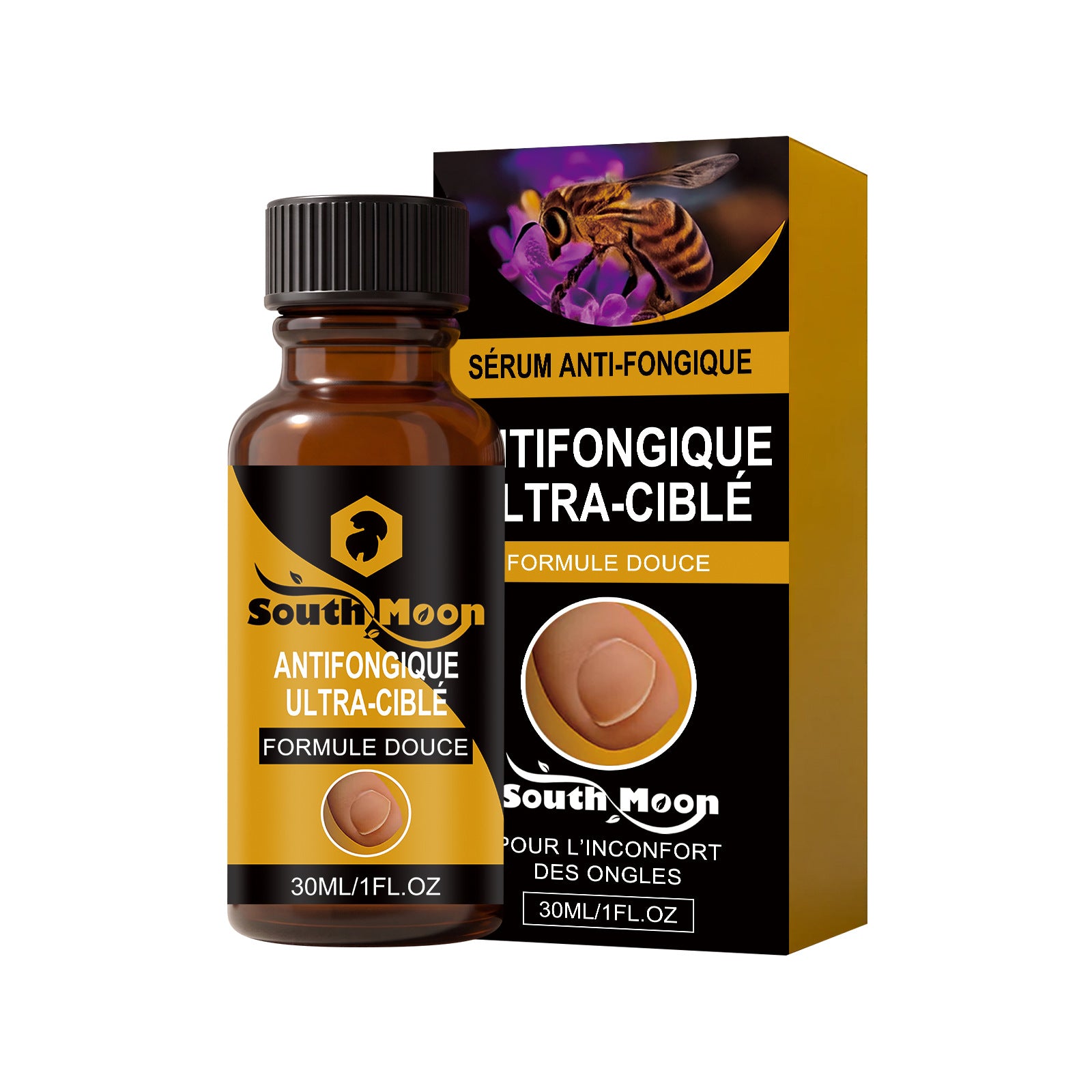 Solution de soins des ongles