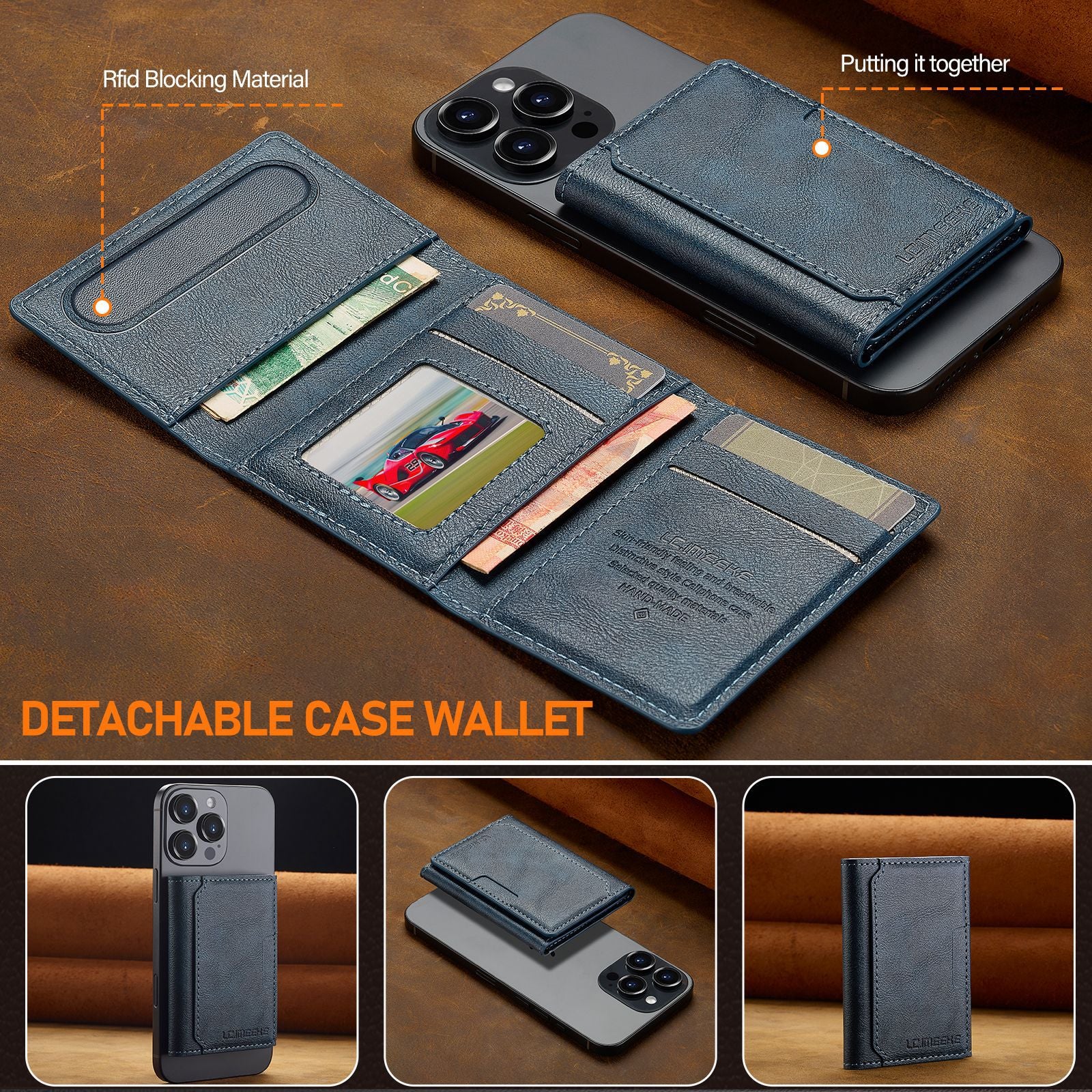 Porte-carte magnétique MagSafe compatible