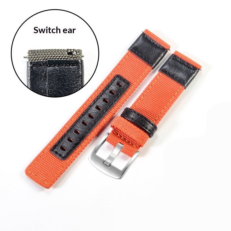 Bracelets de montre Jeep Toile Nylon et Bracelets en cuir