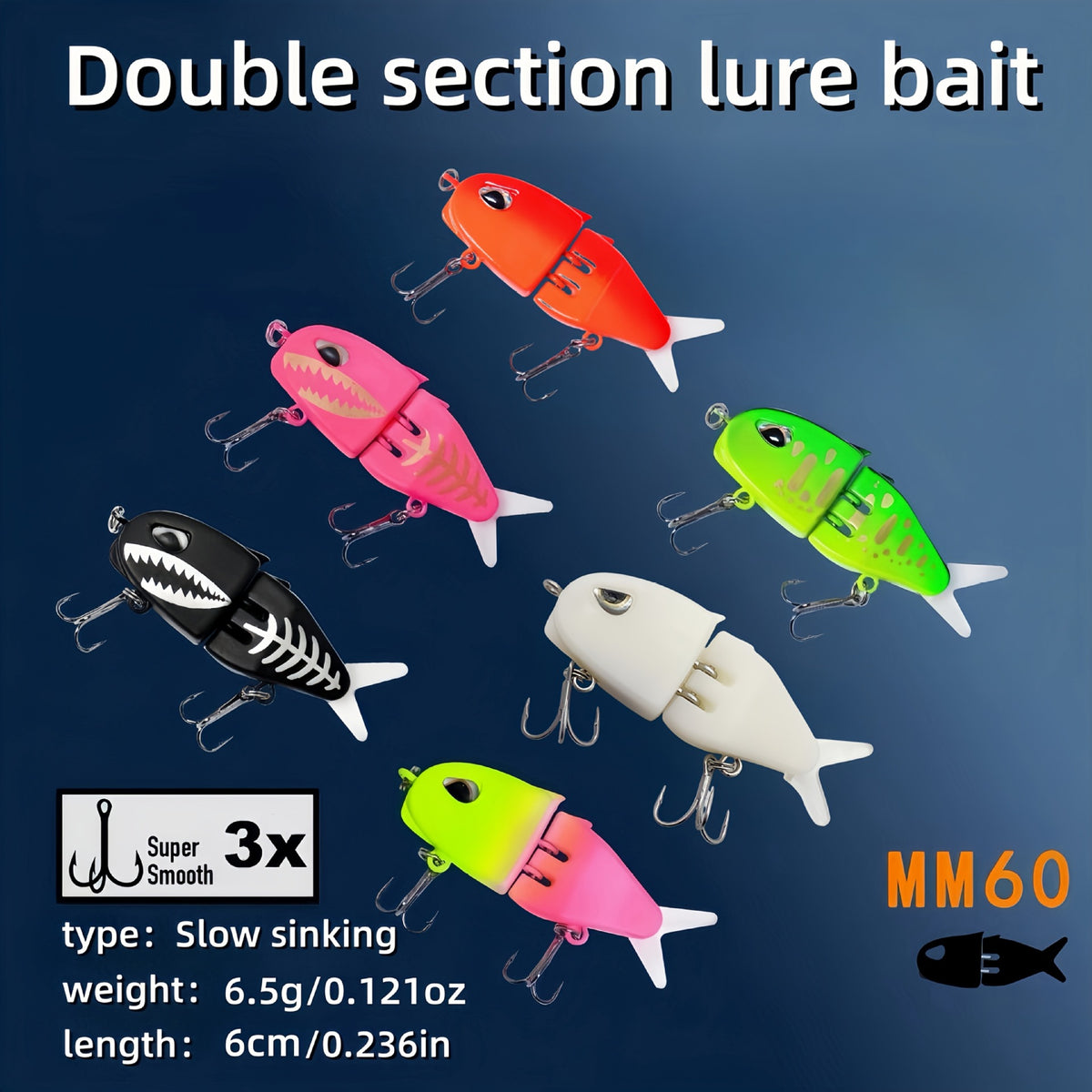 Handmade two-piece fishing rod