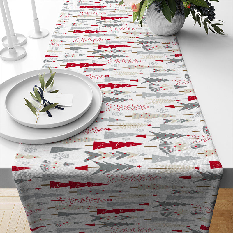 Table de Noël Runner Linge de restaurant isolé nappe