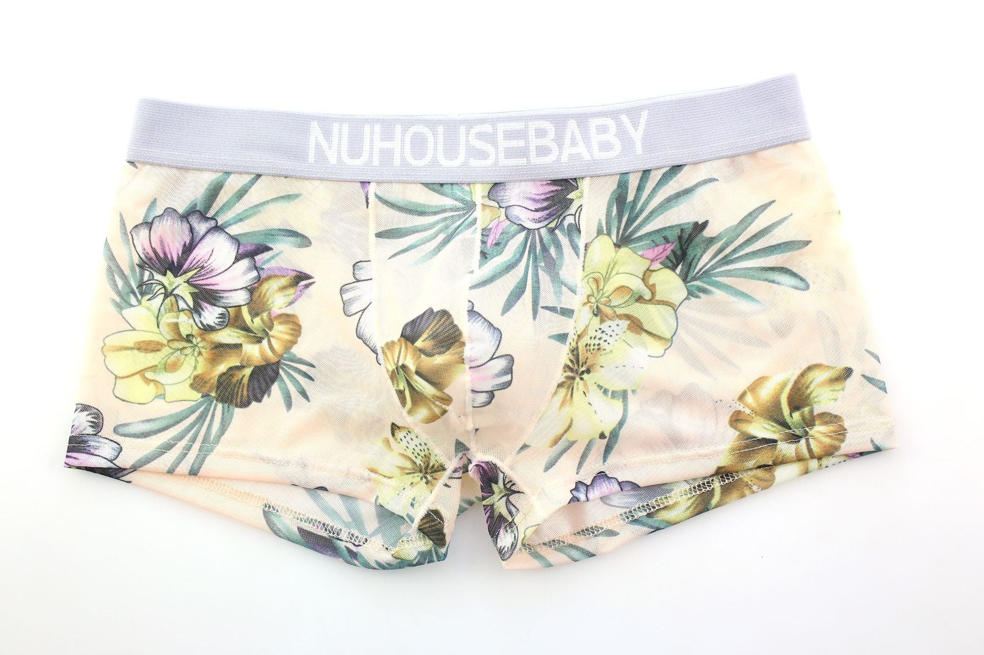 Sous-vêtements Hommes Sexy Boxer Personnalité Mesh Imprimé Short