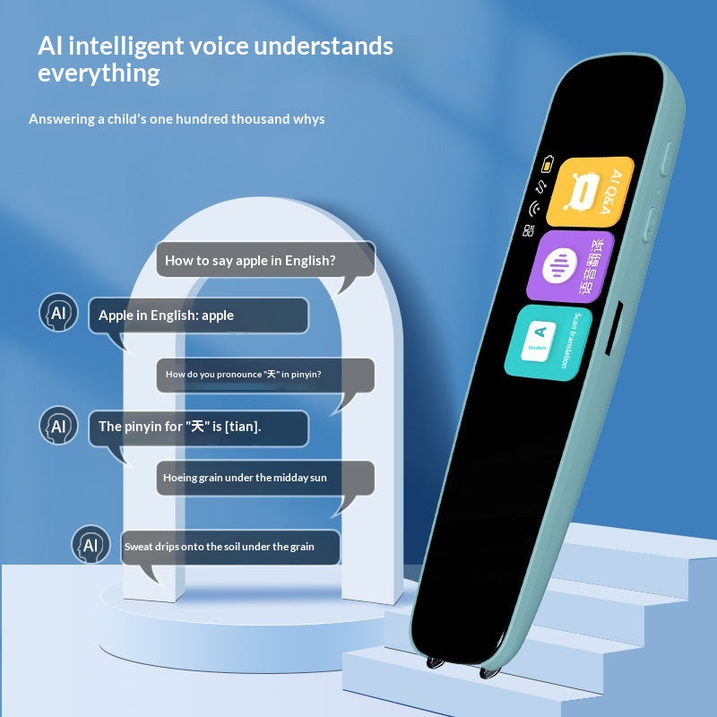 Dictionnaire électronique étudiant AI Scanning et stylo de traduction