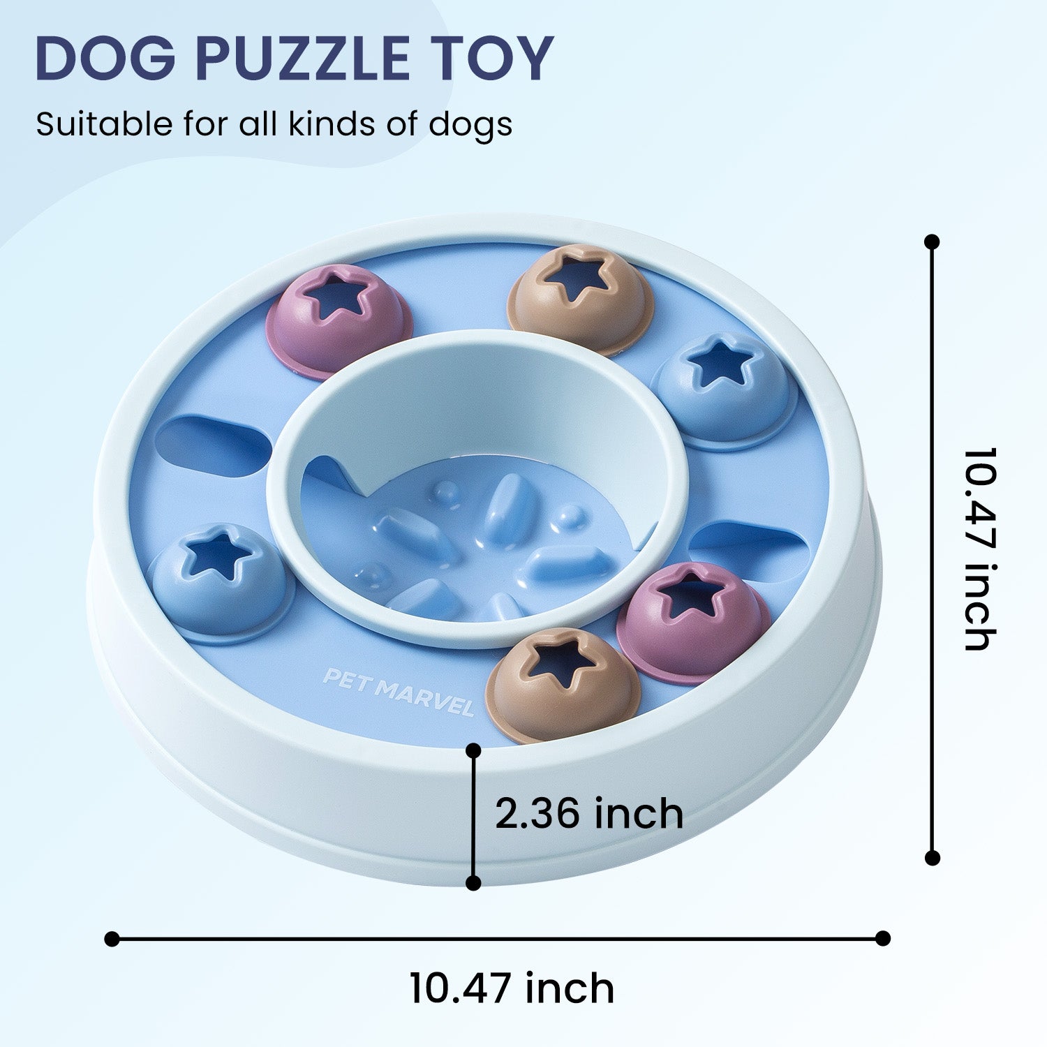 PETMARVEL Jeu interactif de puzzle jeu de chien