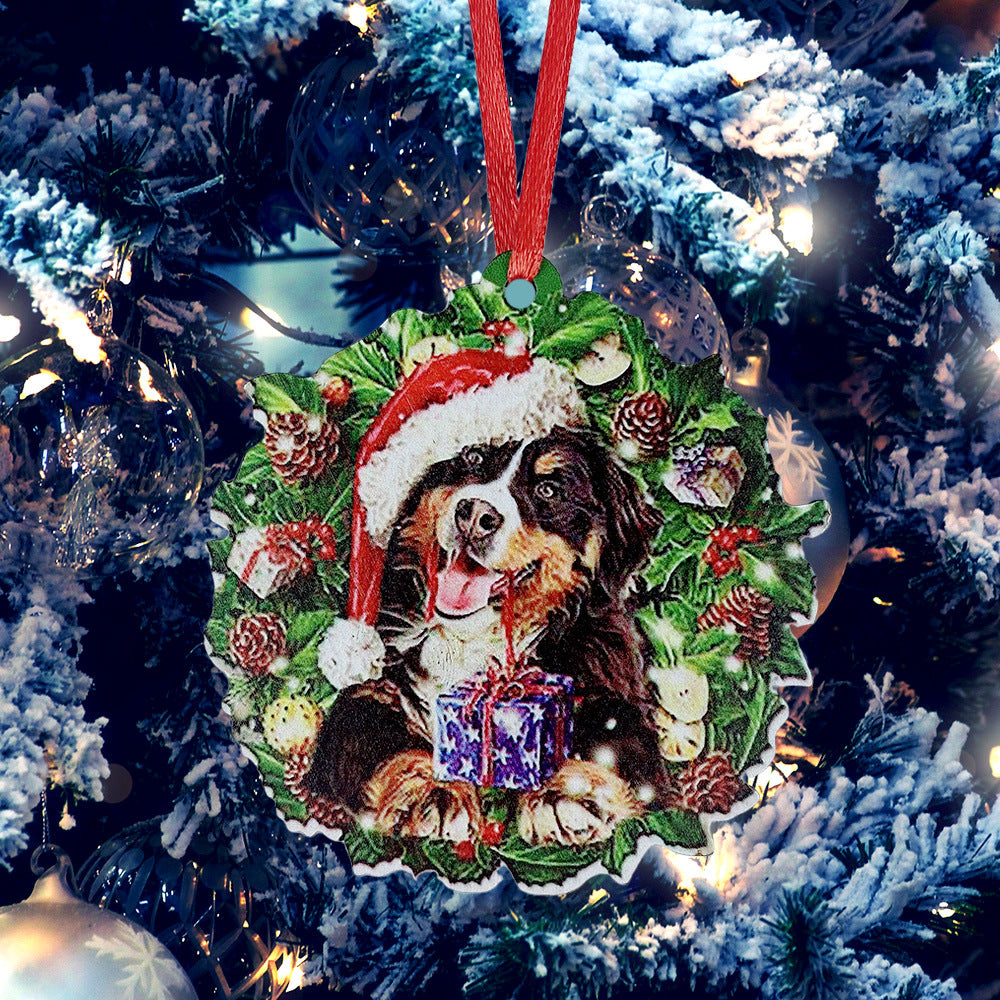 Ornements de Noël Décoration suspendus Cadeau Produit Personnalisé Famille Xmas Arbre Décor