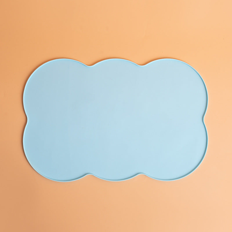 Tapis d'alimentation antidérapant pour chat et chien en silicone imperméable