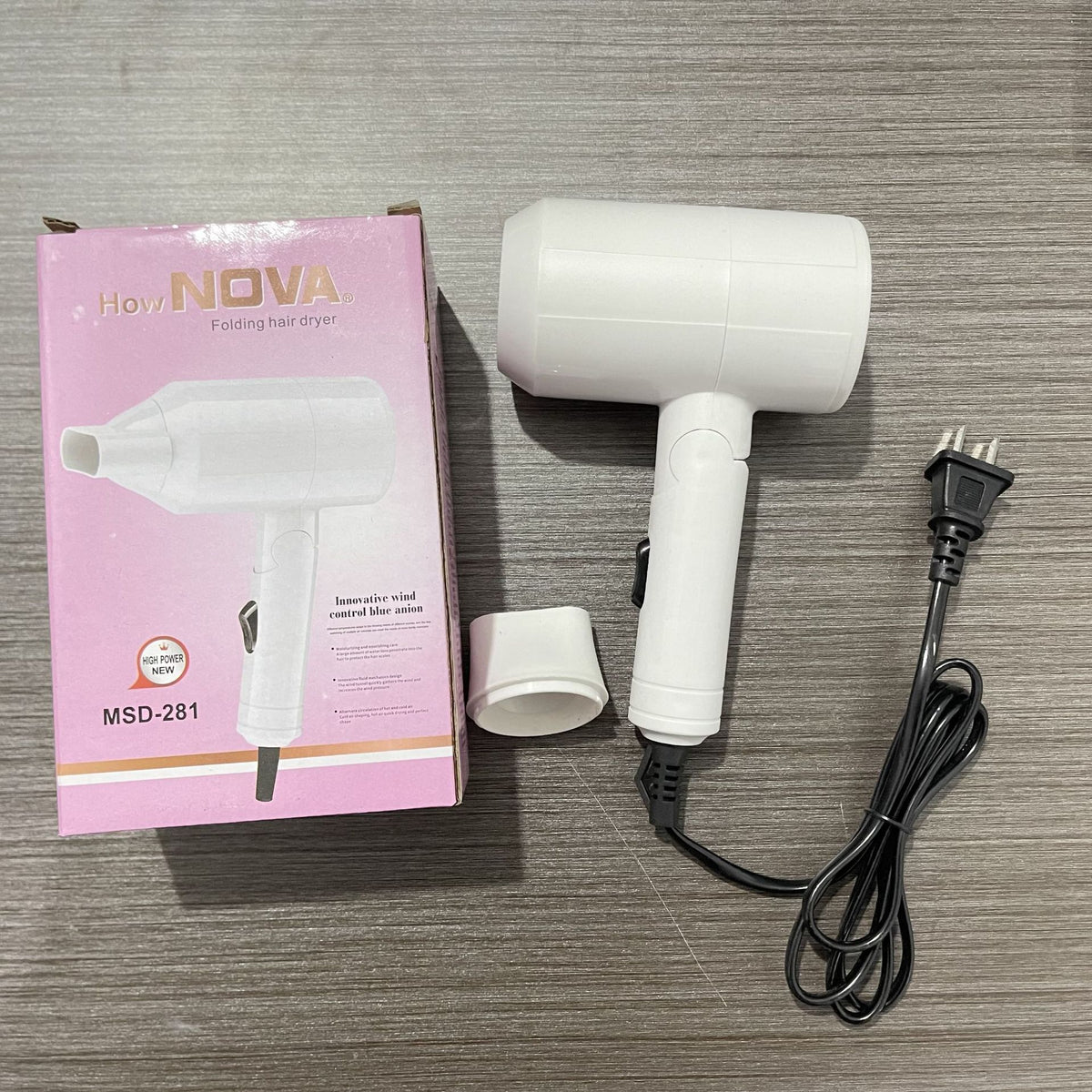 Séchoir à cheveux cartoon Ménage Mignon Voyage Petit pliable