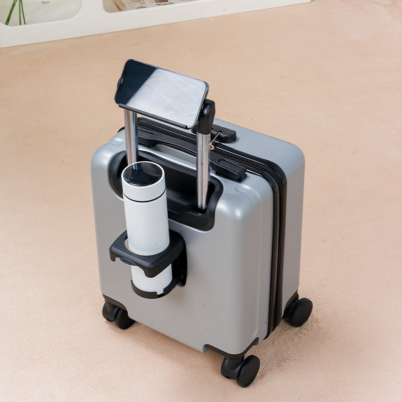 Mini rolling travel suitcase