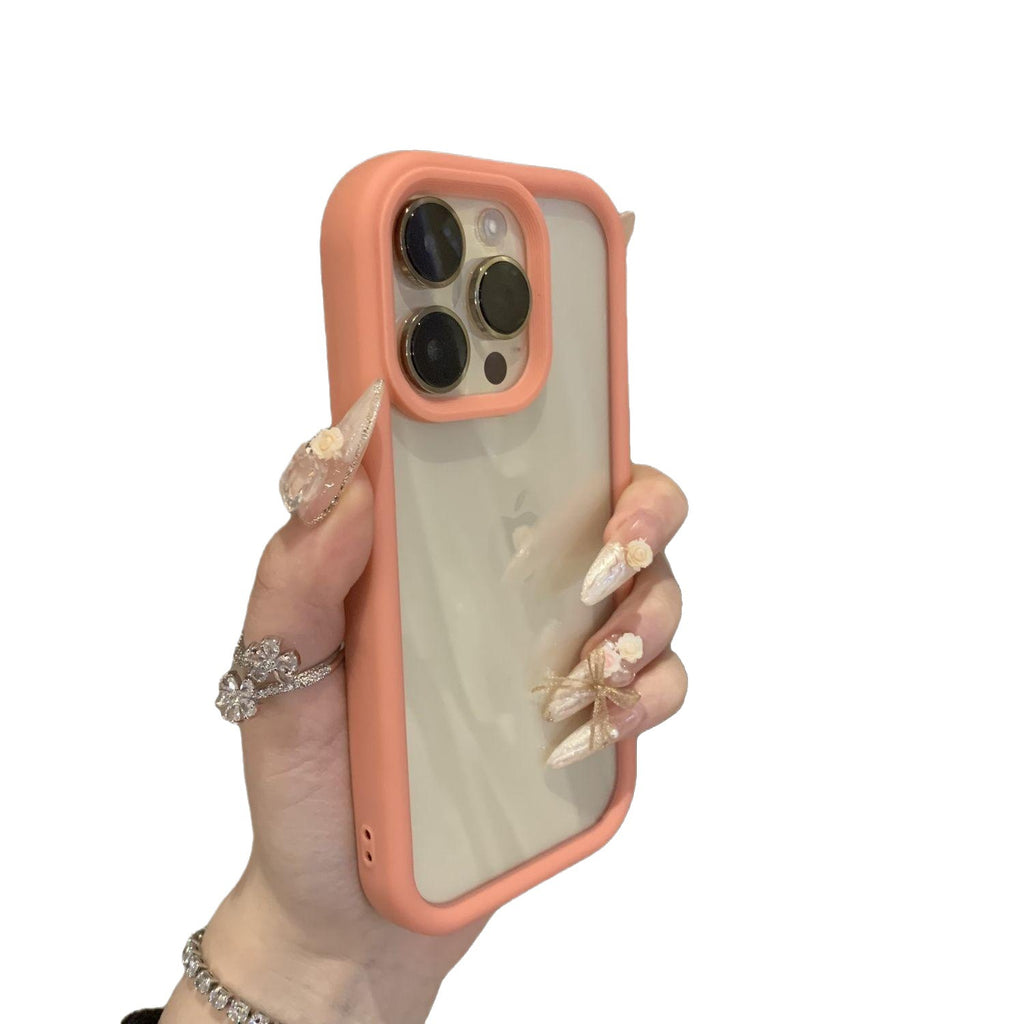 Advanced Case of Solid Color Drop-Resistant Transparent Phone
