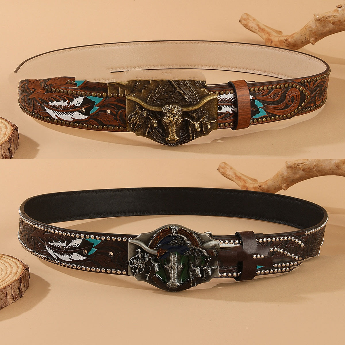 Ceinture de punk de cowboy de l'Ouest