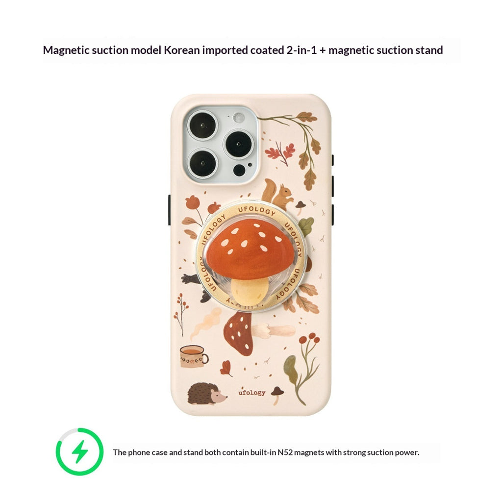 2-en-1 boîtier de téléphone de film magnétique