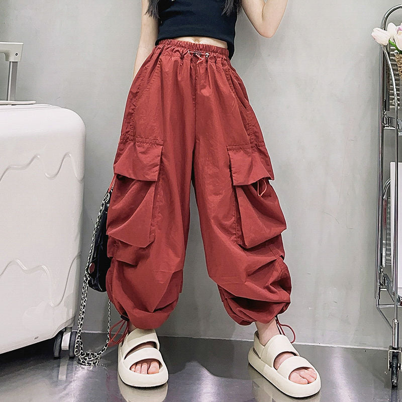 Filles Loose Western Style Pantalon large jambe