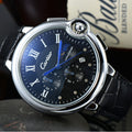 Montre d'affaires homme avec un bracelet en caoutchouc