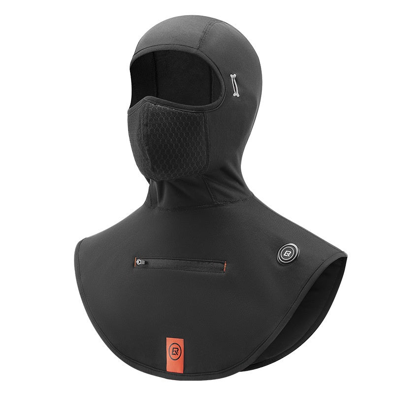 Électrique de chauffage Chapeau d'équitation moto polaire masque chaud écharpe coupe-vent hommes