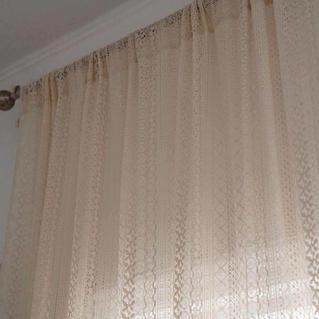 Translucide américain Pays Hollow Crochet Rideau