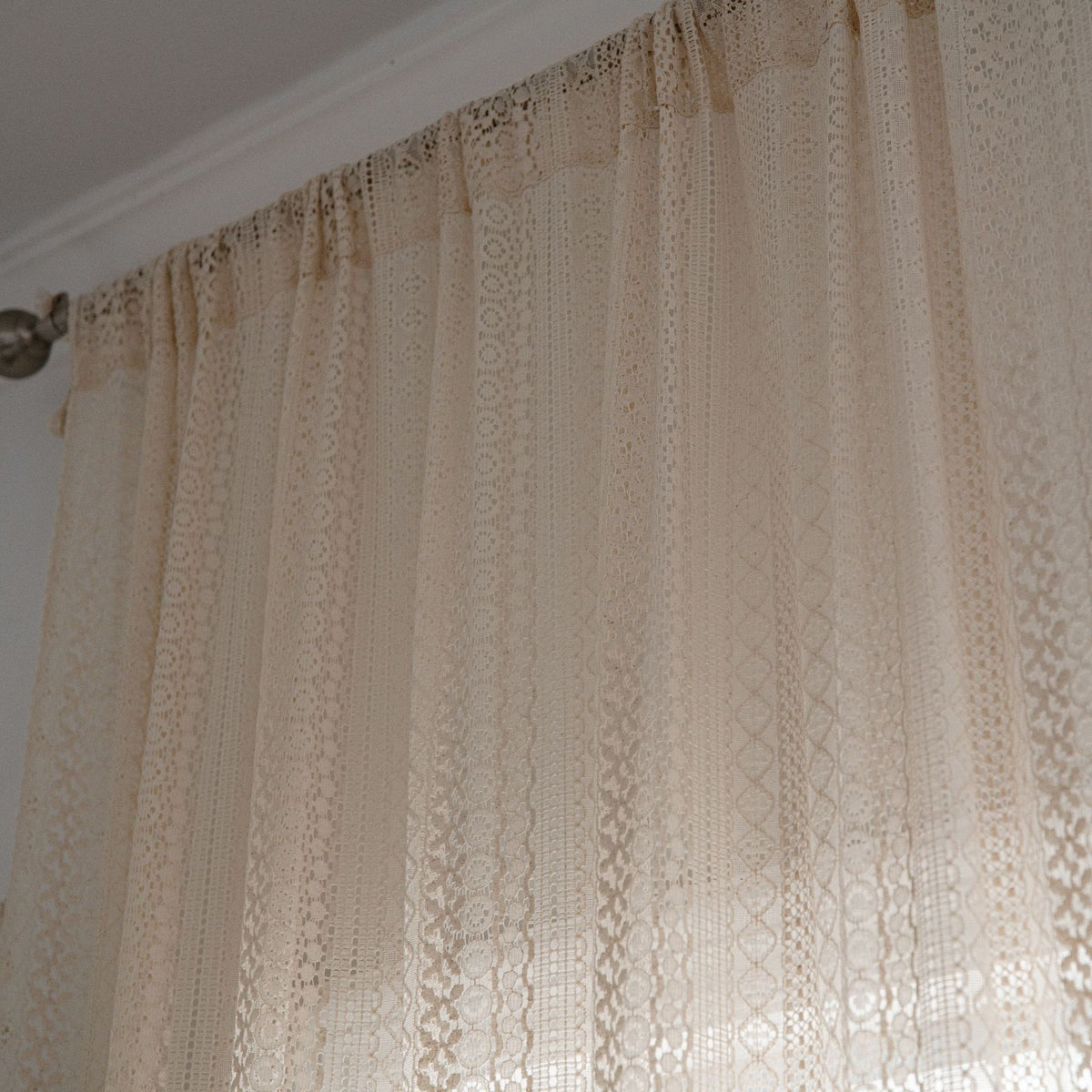 Translucide américain Pays Hollow Crochet Rideau