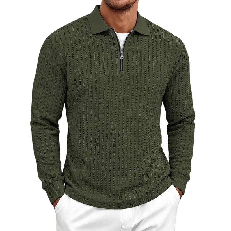 Polo à manches longues pour hommes