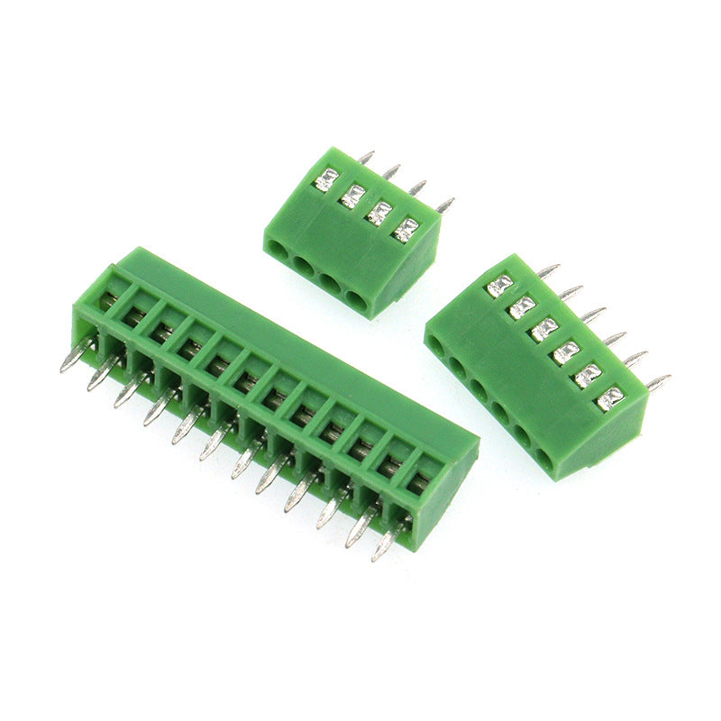 Connecteur de terminal de câblage vert de style boulon