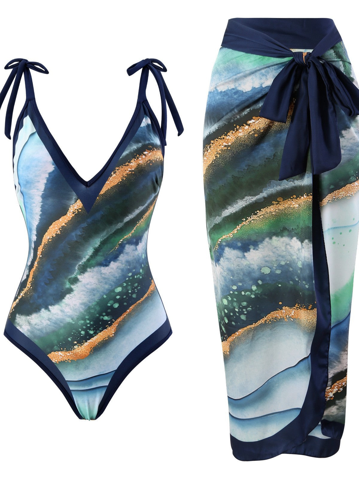 Un-pièce Sexy Fig-flattering Maillot de bain Femmes Ensemble deux-pièces