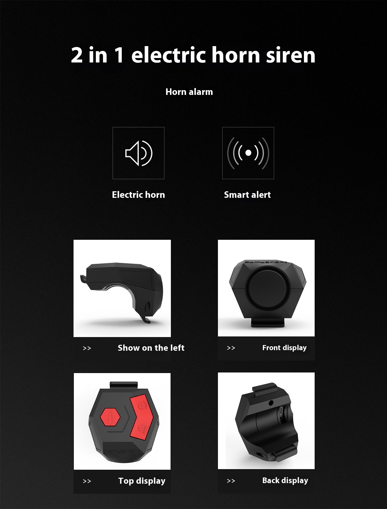 Vélo électronique Bell Horn Antivol