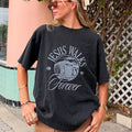 Femmes Fashionable Versatile Style japonais Minimaliste Top à manches courtes avec une impression