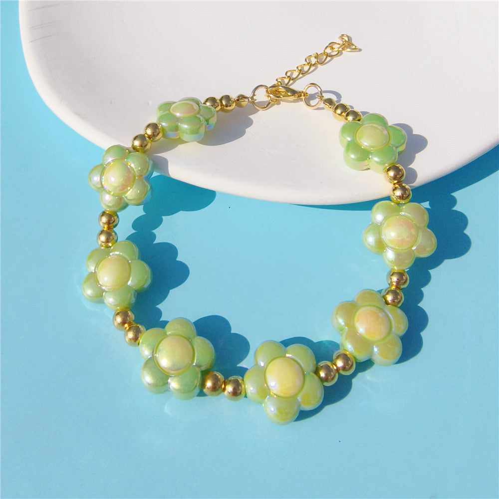Collier pendentif Faux Pearl d'inspiration animale