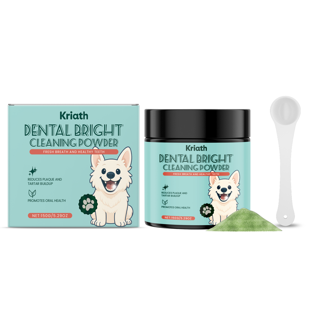 Poudre de nettoyage de dents de chien