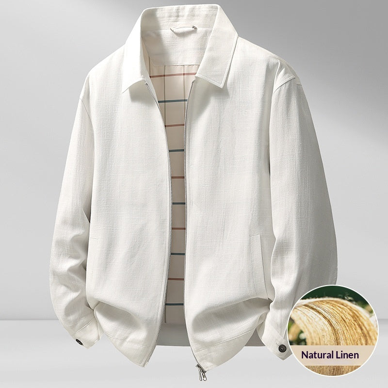 Une veste polyvalente de couleur pâle et respirante
