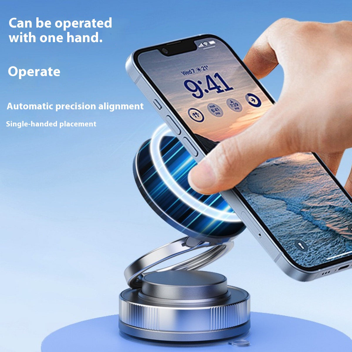 Vacuum Adsorption Car Phone Magnetic Holder
