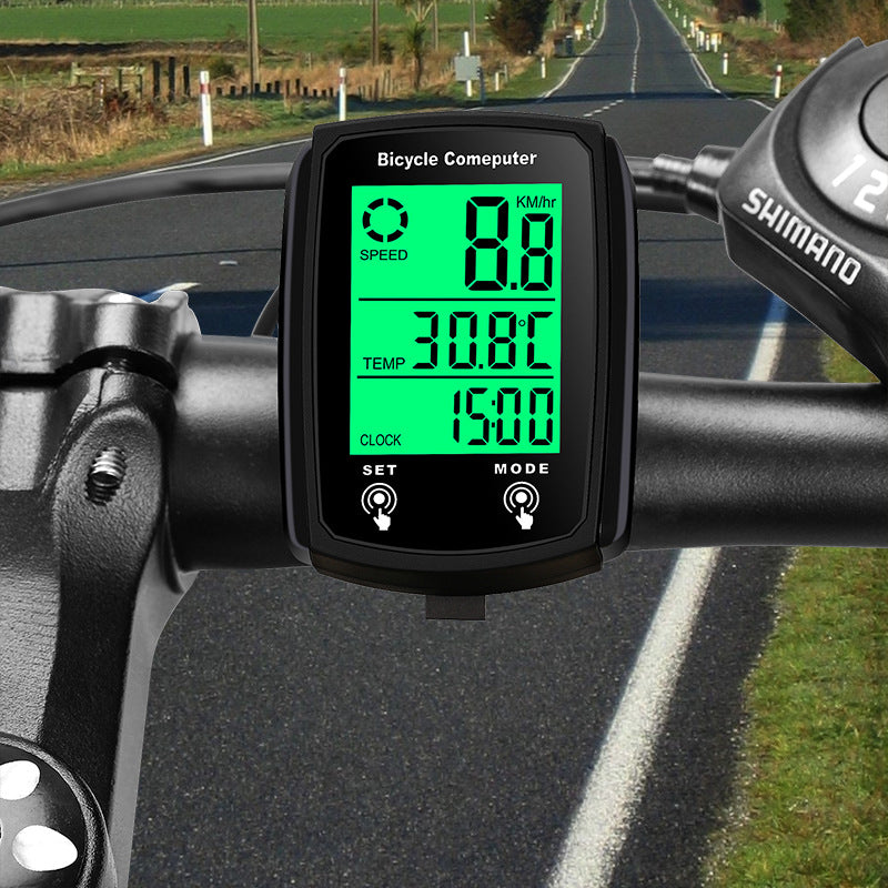 Ecran tactile Vélo Câblé Codemètre Speedomètre