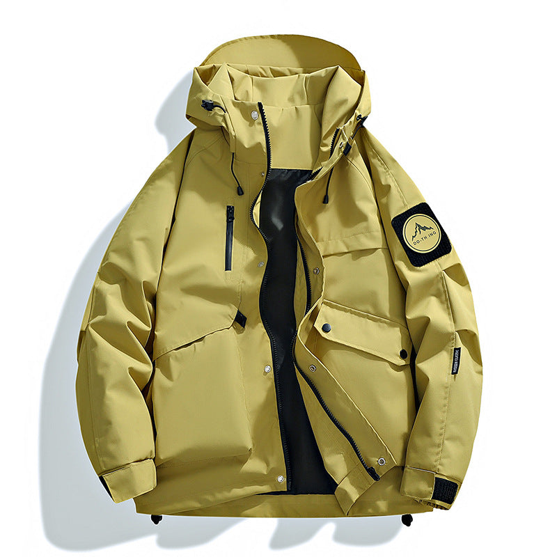 Veste à capuche pour hommes Vêtements de dessus décontractés élégants pour adolescents