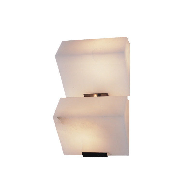 Sconce murale rétro en marbre pour salon et chambre