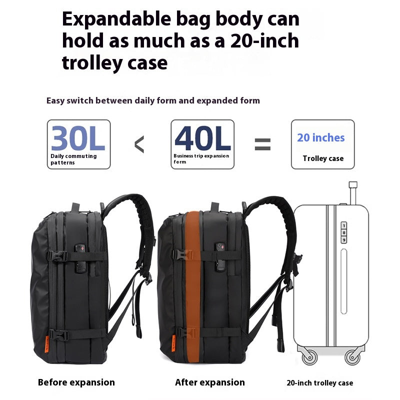 Sac de compression sous vide Sac à dos pour hommes de grande capacité