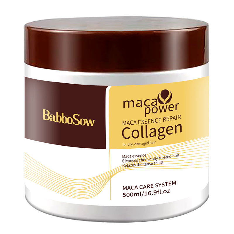 Masque capillaire collagène hydratant Crème de Nourriture Douce Nettoyage profond Soins capillaires