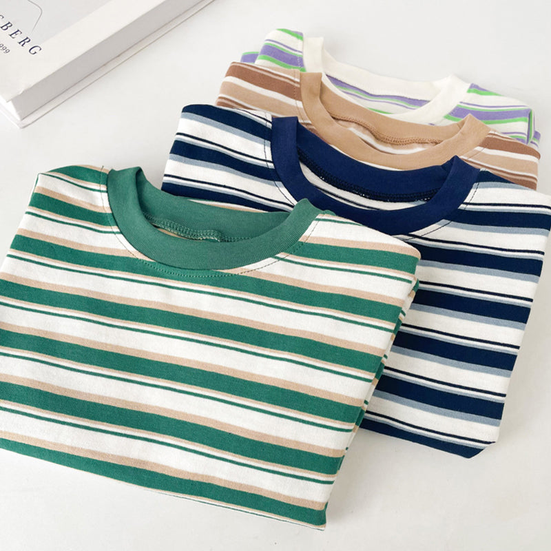 T-shirt vintage rayé pour enfants